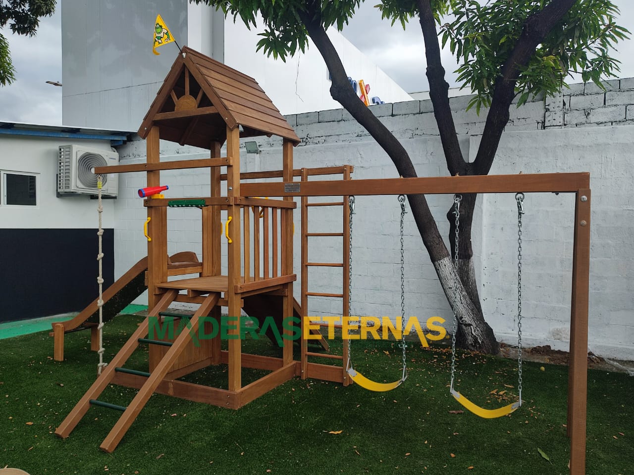 Juego de madera infantil inmunizada eterna para niños 