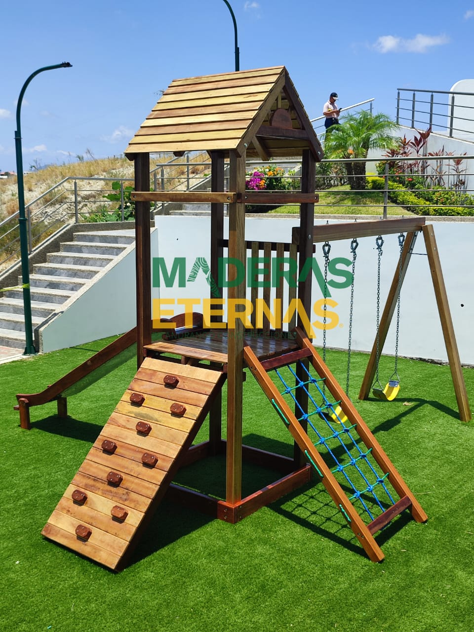 juego de madera infantil inmunizada